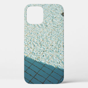 Closeup photo of white tile lot iPhone 12 case