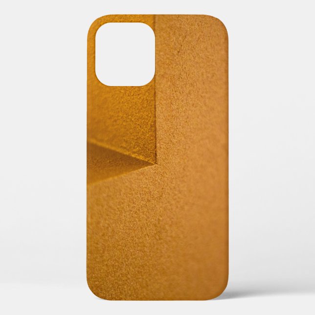 Closeup photo of yellow wall Case-Mate iPhone case (Back)