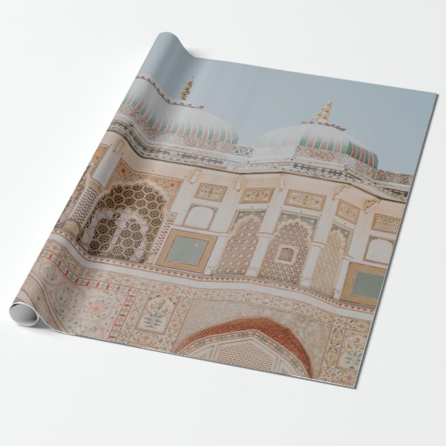 CLOSEUP PHOTOGRAPHY OF GREEN CACTUS PLANT WRAPPING PAPER (Unrolled)