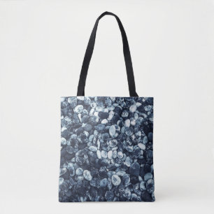 Closeup photography of stones tote bag