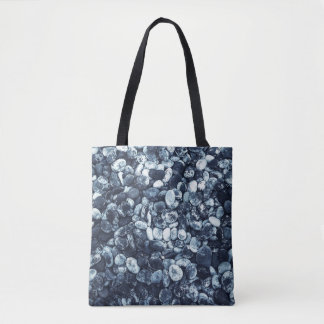 Closeup photography of stones tote bag