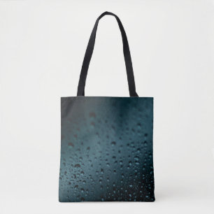 Closeup photography of tear drops tote bag