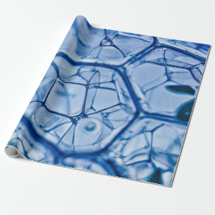 Closeup photography of water bubbles wrapping paper