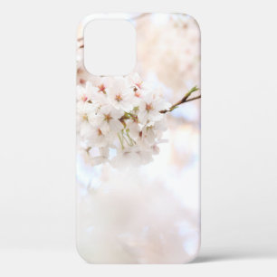 CLOSEUP PHOTOGRAPHY WHITE CHERRY BLOSSOMS iPhone 12 CASE