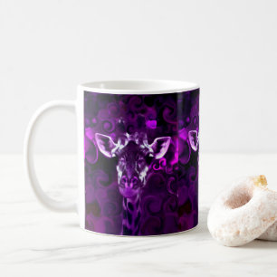 Closeup Purple Coffee Mug