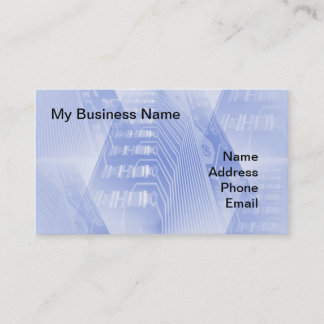 Closeup Views of Computer Motherboards Business Card