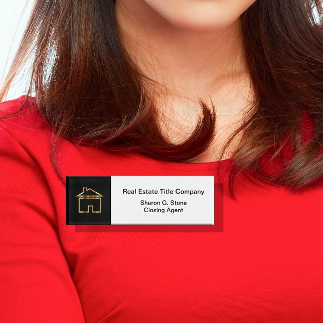 Closing Agent Real Estate Name Tag (Creator Uploaded)
