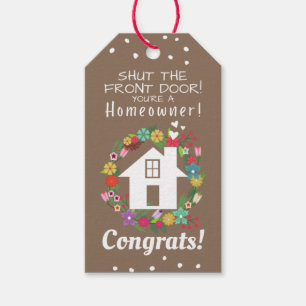 Closing Gift Tag For Realtors / Thank You Gift Box