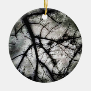 Closing In Ceramic Ornament