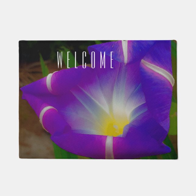 Closing Time for Morning Glories Doormat (Front)