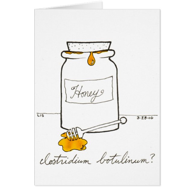 Clostridium Botulinum card (Front)