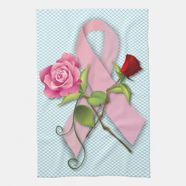 Closure for the Breast Cancer Survivor Tea Towel (Vertical)