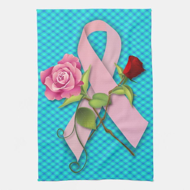 Closure for the Breast Cancer Survivor Tea Towel (Vertical)