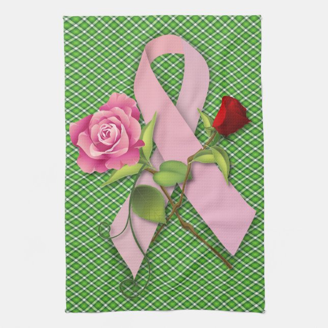 Closure for the Breast Cancer Survivor Tea Towel (Vertical)