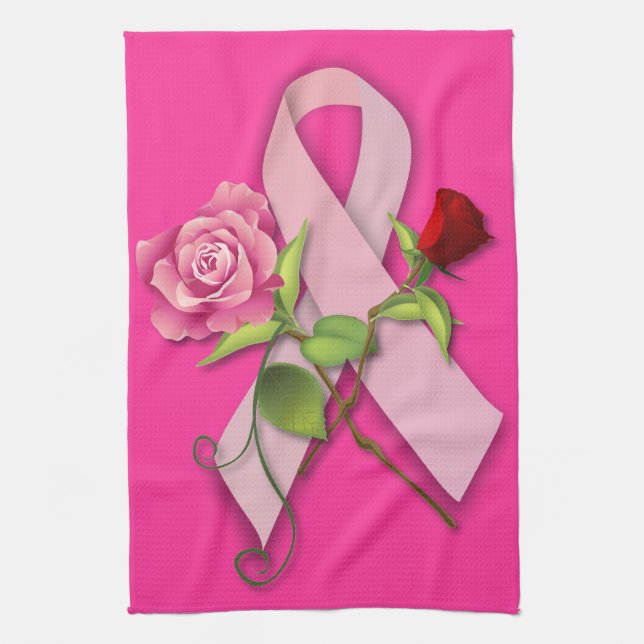 Closure for the Breast Cancer Survivor Tea Towel (Vertical)