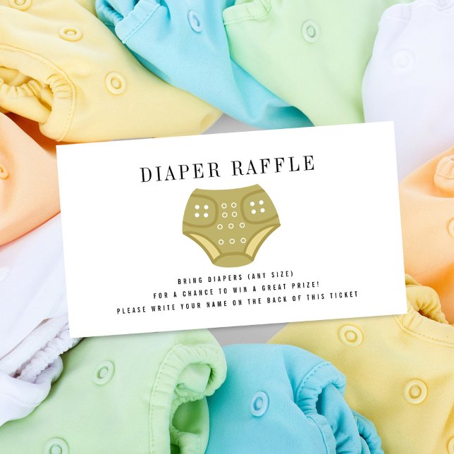 Cloth Diaper Neutral Baby Diaper Raffle Enclosure  (Creator Uploaded)