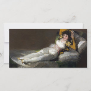 Clothed Maja (by Francisco Goya) Card
