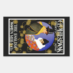 Clothesbook Rectangular Sticker
