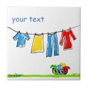 clothesline ceramic tile
