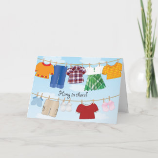 Clothesline - Greeting Card