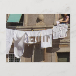Clothesline, Trastevere, Italy Postcard