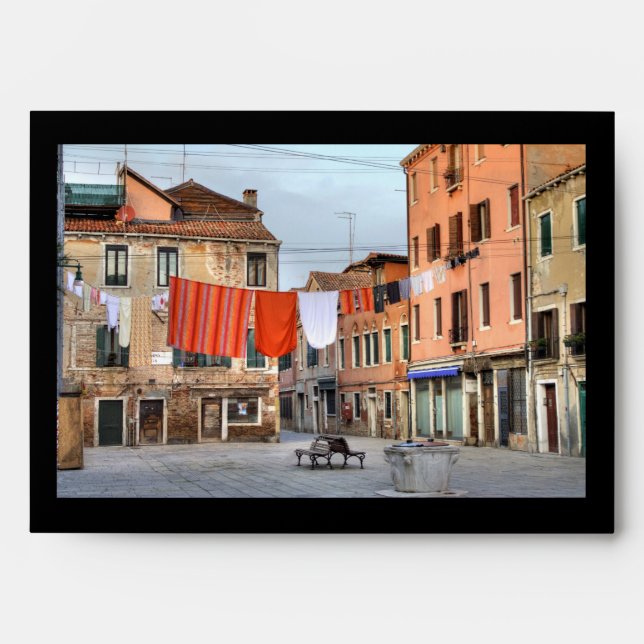 Clotheslines At Campo Ruga Envelope (Front)