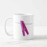 Clothespin washing line peg