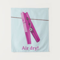 Clothespin washing line peg
