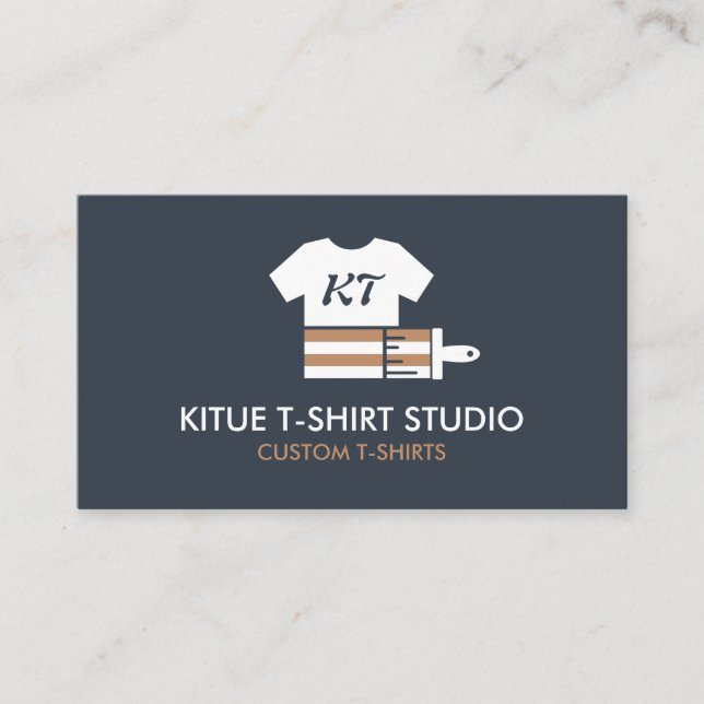 Clothing Apparel Store Print on Demand Shop Business Card (Front)