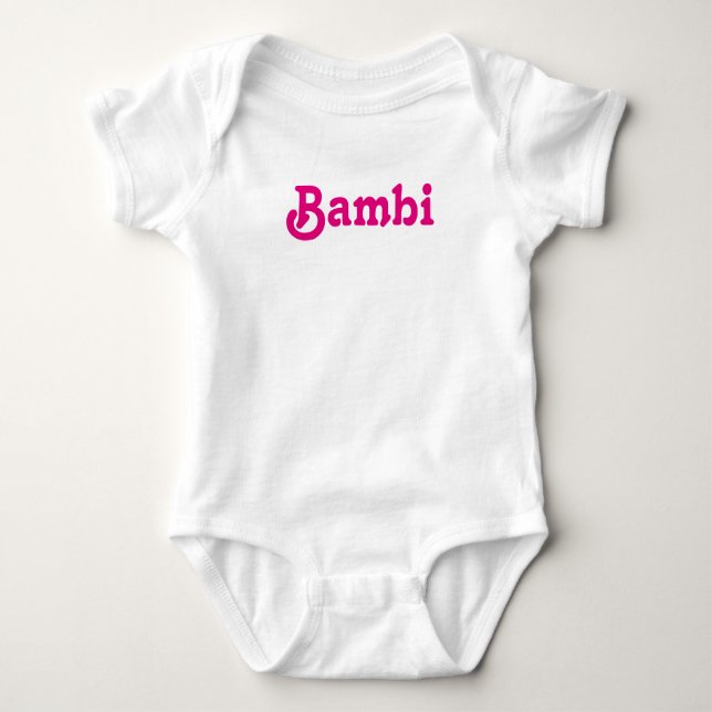 Clothing Baby Bambi Bodysuit (Front)