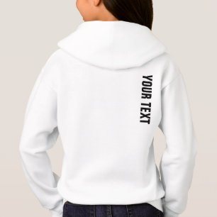 Clothing Back Print Add Name Text Girls Sport