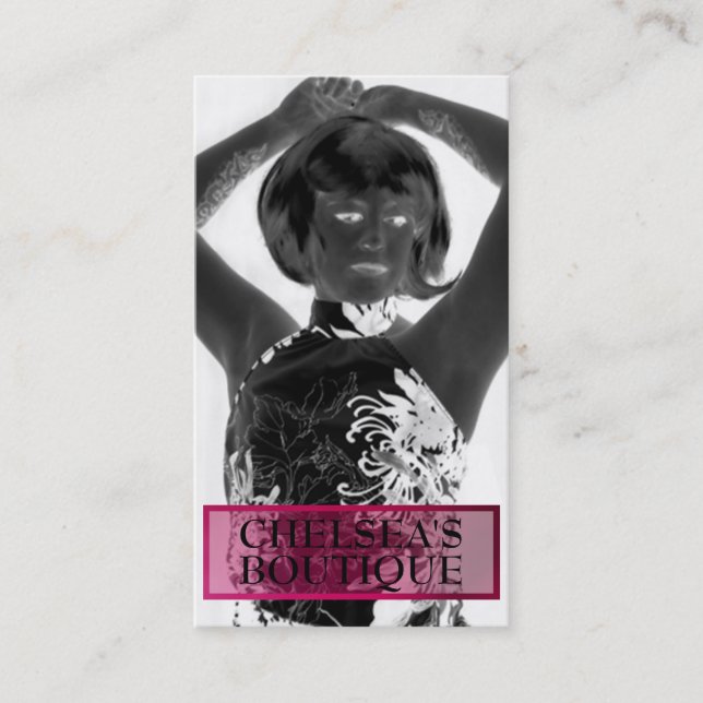 Clothing Boutique Business Card Templates (Front)