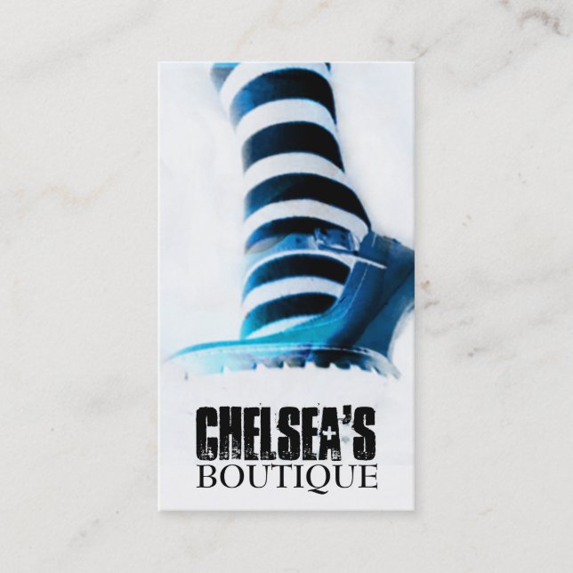 Clothing Boutique Business Card Templates (Front)