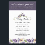 Clothing Boutique Grand Reopening Covid Safety Flyer<br><div class="desc">A complete cohesive collection for all your business products and supplies. Advise patrons of your reopening with new covid safety measures in place. A collection of products to promote social distancing guidelines.These products are great to ensure both employees and clients follow social distancing guidelines. Add your custom wording to this...</div>