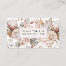 Clothing Boutique Terracotta Thank You