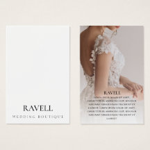 Clothing brand with photo Business Card