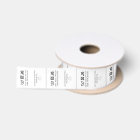 Clothing garment labels Care logos delicates white