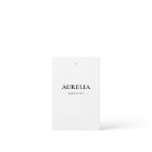 Clothing Hang Tag with Price, Size, Style & Social