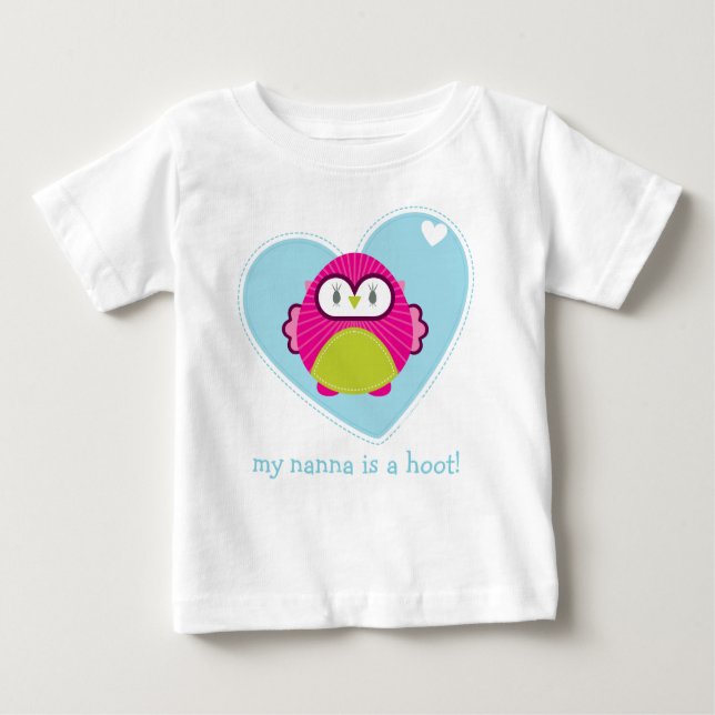 CLOTHING :: owl - hoot Baby T-Shirt (Front)