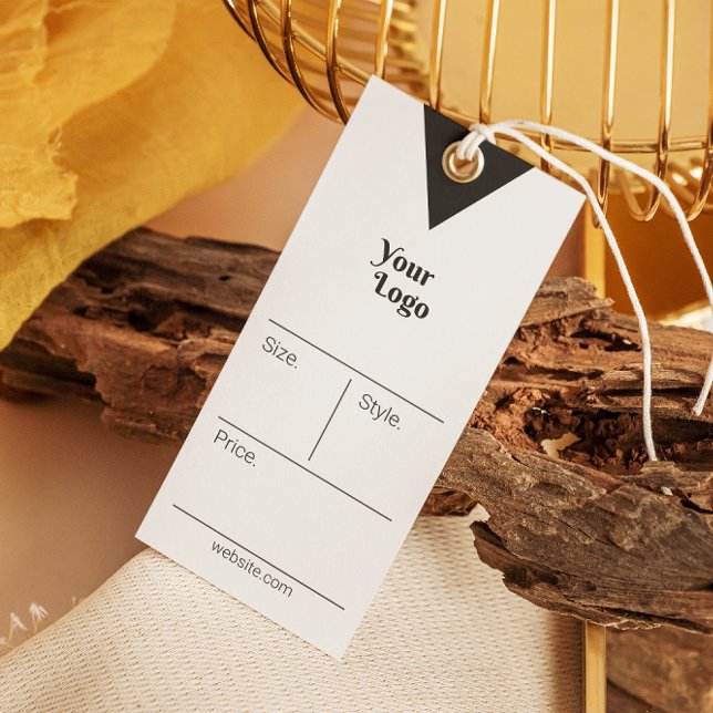 Clothing Price Tag Business Thank You Black&White (Clothing Price Tag Business Thank You Black&White)