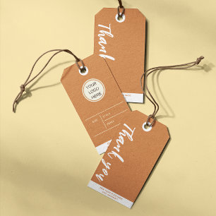 Clothing Small Business Logo Terracotta Price Tags