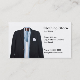 Clothing Store Business Card