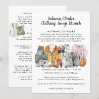 Clothing Swap Party Invitation