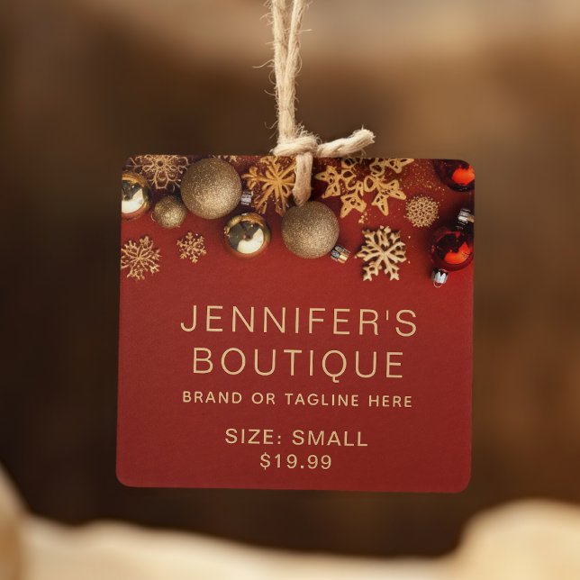 Clothing Tags Small Business Festive Christmas (Creator Uploaded)