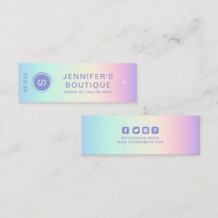 Clothing Tags Small Business Iridescent