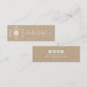 Clothing Tags Small Business Kraft Price Tags