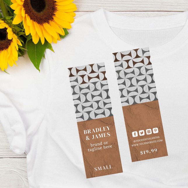 Clothing Tags Small Business Modern Geometric (Creator Uploaded)