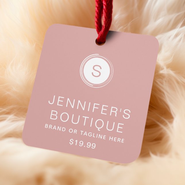 Clothing Tags Small Business Pink White (Creator Uploaded)