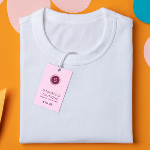 Clothing Tags Small Business Purple