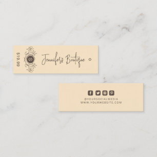 Clothing Tags Small Business Yellow Price Tags